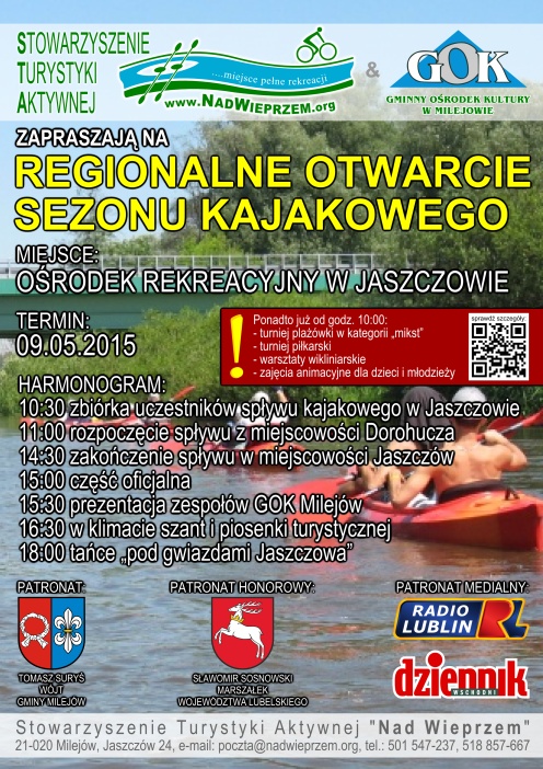 otwarcie sezonu kajakowego 2015