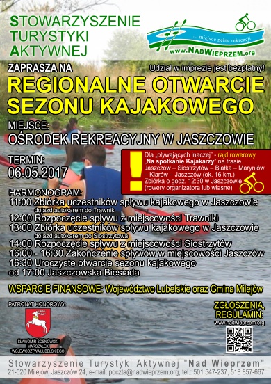 otwarcie sezonu kajakowego 2017